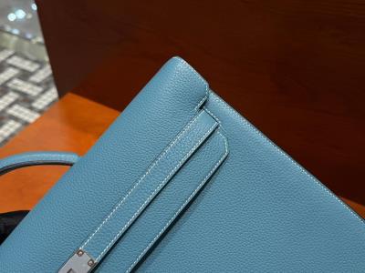 wholesale quality hermes kelly depeches 36 togo blue jean phw